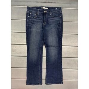 Levis 515 Jeans Womens Size 10S 31X30 Blue Dark‎ Wash Denim Bootcut Stretch